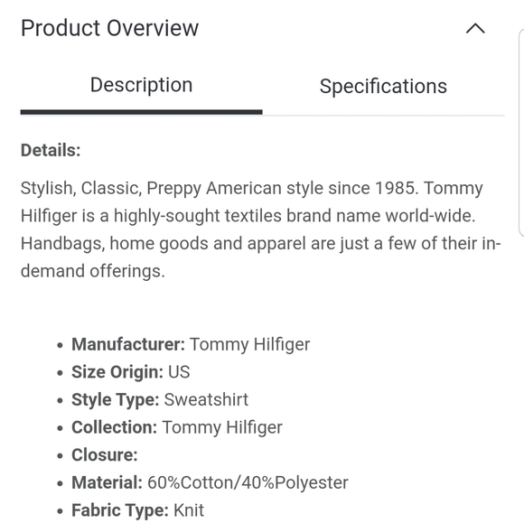 Tommy Hilfiger Striped Funnel Neck Sweatshirt - Picture 6 of 7